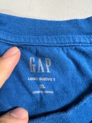 Set of 5 – GAP Mens Crewneck Long Sleeve Shirts – XL – Blue x2, Green, Black x2