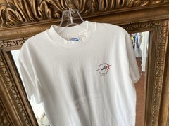 1996 vtg LOS ANGELES AIDS WALK ARTHUR ASHE MEMORIAL T-SHIRT L Natty 1990s Tennis