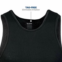 Gildan Men’s A-Shirt Tanks, Multipack, Style G1104, 11 Black Tank Tops New 2XL