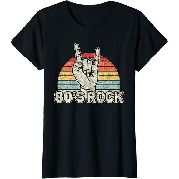 Vintage Retro 80’s Rock Band T-Shirt