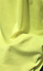 Neon Yellow or Orange Long Sleeve Hoodie Shirt, Polyester birdeye mesh