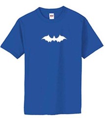 NW MEN’S PRINTED BAT GLOW IN THE DARK FUNNY HIPSTER GRAPHIC COTTON T-SHIRT