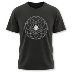 Lotus Of Life Sacred Geometry T-Shirt | Geometric Design Unisex Tee Shirt