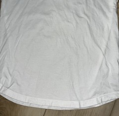 Buck Mason Men Slub Curved Hem T Shirt 100% Cotton White Size Medium Made in USA