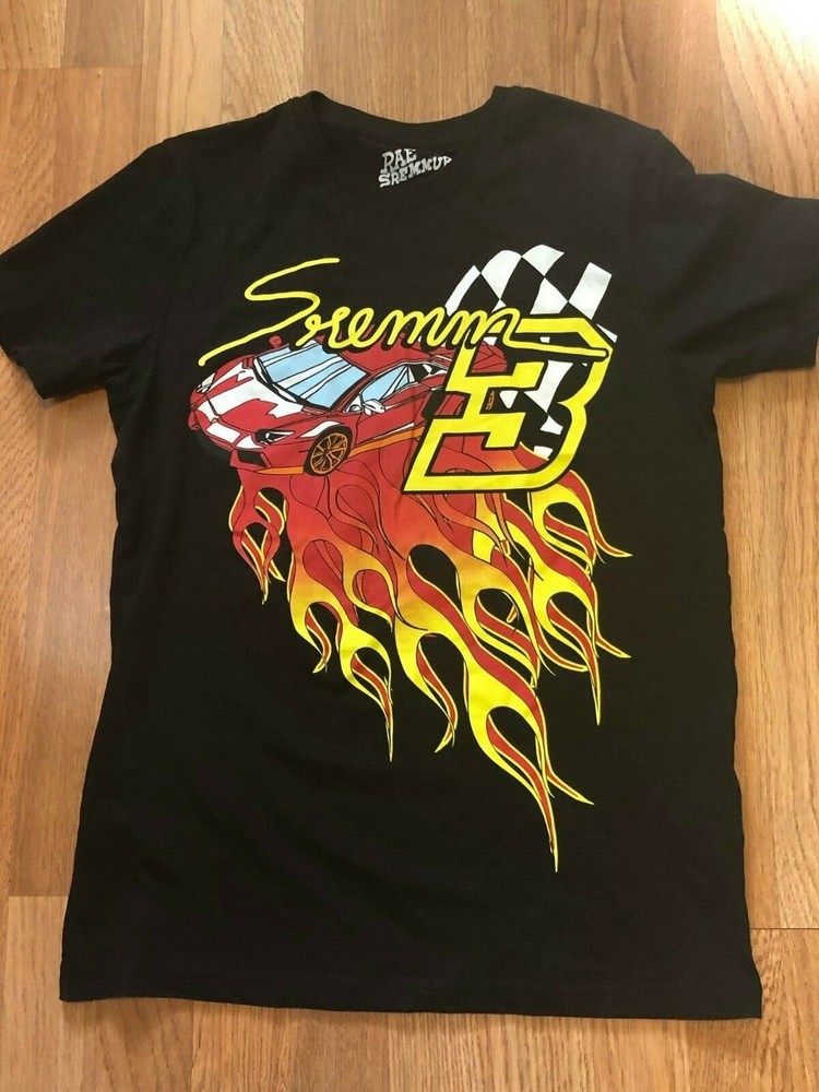 Rae Sremmurd Black Racing Logo Red T Shirt Official #3 Sz XS