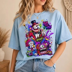 TADC Run The Show Shirt, Amazing Circus Ivory Tee