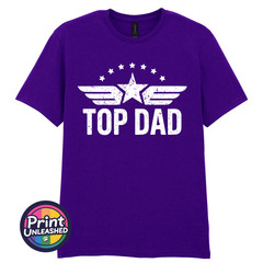 Classic Top Dad Tee Funny Dad T Shirt Retro Print Father’s Day Gift for Dad Tee