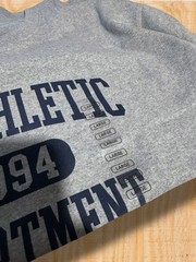 NWOT! UNATHLETIC DEPARTMENT 1994 Brisco Brands Large Heather Gray T-Shirt HUMOR