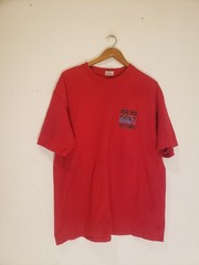 Vtg 90s Wrangler Rodeo TShirt XL Western Cowboy Horse Graphic USA Red