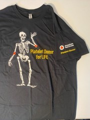 American Red Cross Halloween Platelet Donor for Life XL T-Shirt – Blood Donor