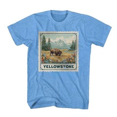 Yellowstone National Park Shirt Wyoming Souvenir Shirt Stamp USA Camping Hiking