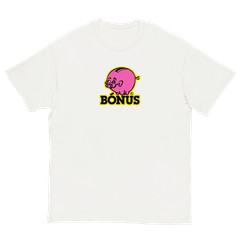 Bonus Iceland Supermarket Pink Piggy Bank Logo T-Shirt Bonus Iceland Tee