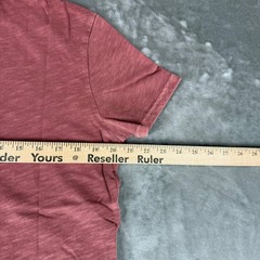 Marine Layer Vintage Heavy Slub Pocket Tee Mens Small Marsala Red Soft $54 NWT