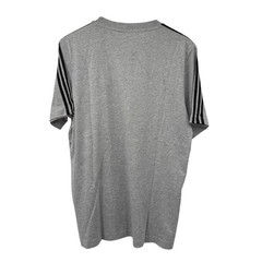 Adidas 3 Stripes T Shirt Mens Medium Gray Heather Logo Athletic Tee NWT