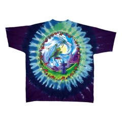 MUSHROOM HAVEN-2 Sd TIE DYE T-SHIRT M-L-XL-2X Dead,Phish,Goose,Floyd,Psychedelic