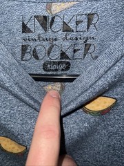 Knickerbocker t-shirt Taco All Over Design XL