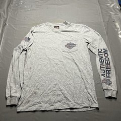 Harley Davidson Long Sleeve T Shirt Hammond Louisiana Freedom Shield Size M