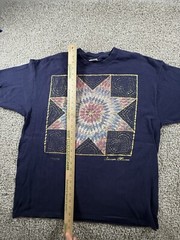 Vintage 90s Brandon Missouri Single Stitch T-shirt 2XL Streetwear Blue