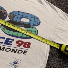 Vintage 1998 France World Cup Soccer Coupe Du Monde World Cup T-Shirt Size M