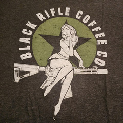 BRCC Black Rifle Coffee Company Bomber Girl T Shirt Black Men’s Size 3XL New