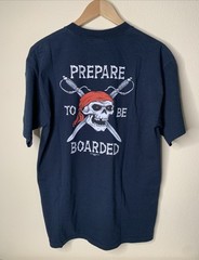 Vintage Pirate San Francisco Shirt Mens Sz L Jolly Roger Humor Tee Y2K