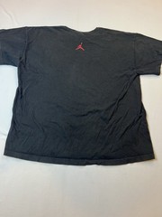 Vintage 90s Nike Jordan T-Shirt Made in USA Jumpman Graphic Tee Black XXL Rare!