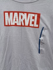 Men’s Lavender Marvel Black Panther Back Print Graphic Tee