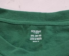 Unisex Holiday Time Elf Green T-shirt Christmas Party Size 2XL (50-52) NWOT