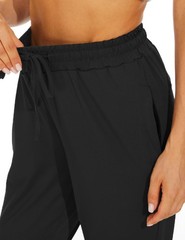 Women’s Casual Pants Zipper Pockets High Waist Lounge Sweatpants Yoga Travel
