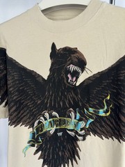 Represent Eagle Graphic T-Shirt Beige Men’s Streetwear Tee Excellent Condition