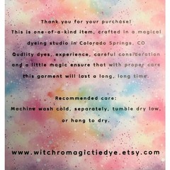 Handmade tie dye t-shirt – Gildan size L Reverse spiral – in stock