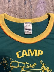 Spirit Halloween Camp Know Where T Shirt Short Sleeve Ringer Size LARGE