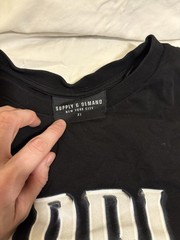 Supply And Demand Men’s XL Black Steel Graphic T-shirt Short Sleeve