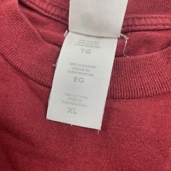 Vintage Fruit Of The Loom Blank Red T Shirt Pocket XL Cotton Easy To Wear