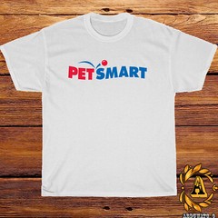 PetSmart Pet Supplies Logo Black/ Grey/ White/ Navy / Red T-Shirt Size S-5XL