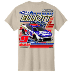 Chase Elliott #9 San Diego Weekend Racing Fan Graphic T Shirt Tee
