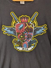 Anime Shirt Mens XL Isekai Black Rising Of Shield Hero Gun Gale Gildan Ringspun