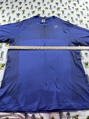Gymshark Apex Seamless T-Shirt Men’s Size XXL Court Blue Shirt Sleeve A1A8T