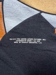 Vintage 1996 Pink Panther Inspector Clouseau Men’s Black T-Shirt Size XXL