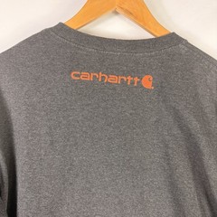 Carhartt T-Shirt Men’s Medium Original Fit Gray Pocket Long Sleeve K231