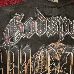 Godspeed NY Rhinestone Skull Tee Vintage Black Mens Medium NWT Y2K Oversized