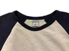Old Navy Men’s Colorblock 3/4 Sleeve Crew Neck T-Shirt Gray/Blue Size M
