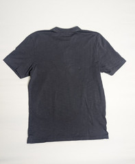 Faherty Henley Shirt Mens Size Large Sunwashed Short Sleeve Organic Cotton Blue