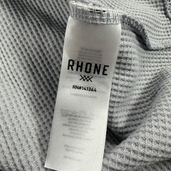 Rhone Waffle Henley Shirt Men’s Sz XL Shirt Gray Long Sleeve Thermal Gorpcore