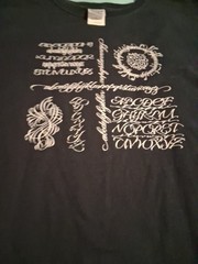 Gilman Vintage Tshirt Men’s Size XL Alphabets Different Fonts