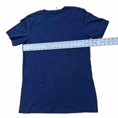 Bella Canvas ABC 123 Graphic T Shirt Men M Blue Alphabet Numeral Learning Print
