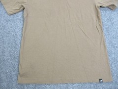 Puma Shirt Mens Small Brown Tan Block Nylon Pocket Outdoor Performance Tee