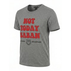 Sheshow Grey Not Today Saban Georgia Bulldogs Graphic Tee Medium