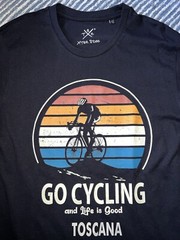 Sol’s Regent Fit Unisex Black Go Cycling And Life Is Good Toscana Tee Sz XS New