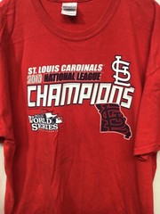St Louis Cardinals 2013 National League Champions Red XL T Shirt MLB Licensed